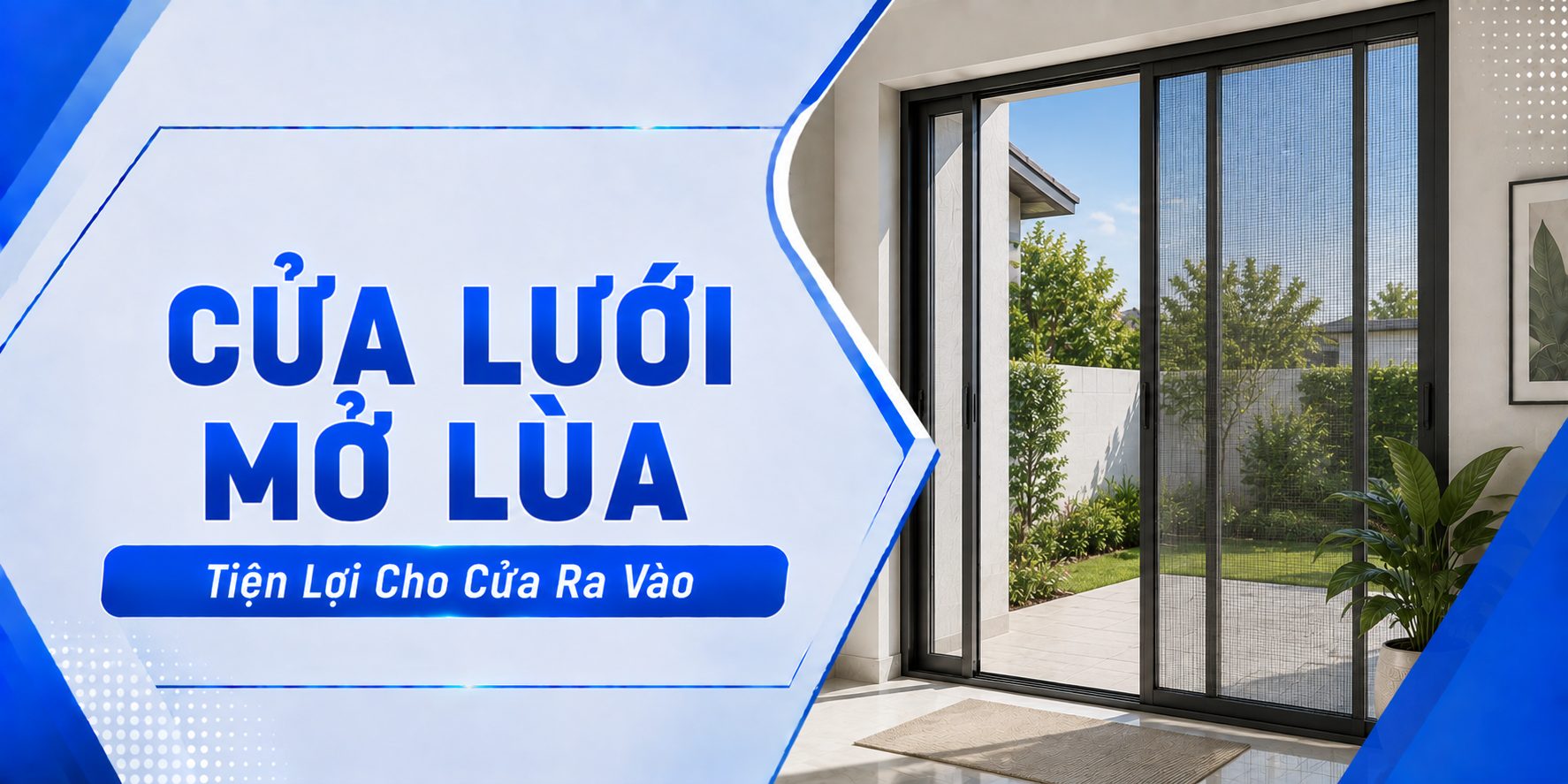 Cửa Lưới Chống Muỗi Mở Lùa